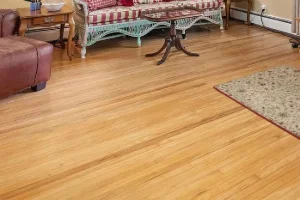 New vinyl flooring in a residential home