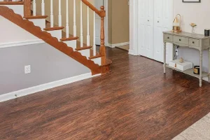 New hardwood flooring in a residential home