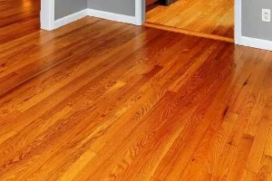 New hardwood flooring in a residential home