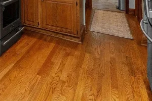 New vinyl flooring in a residential home